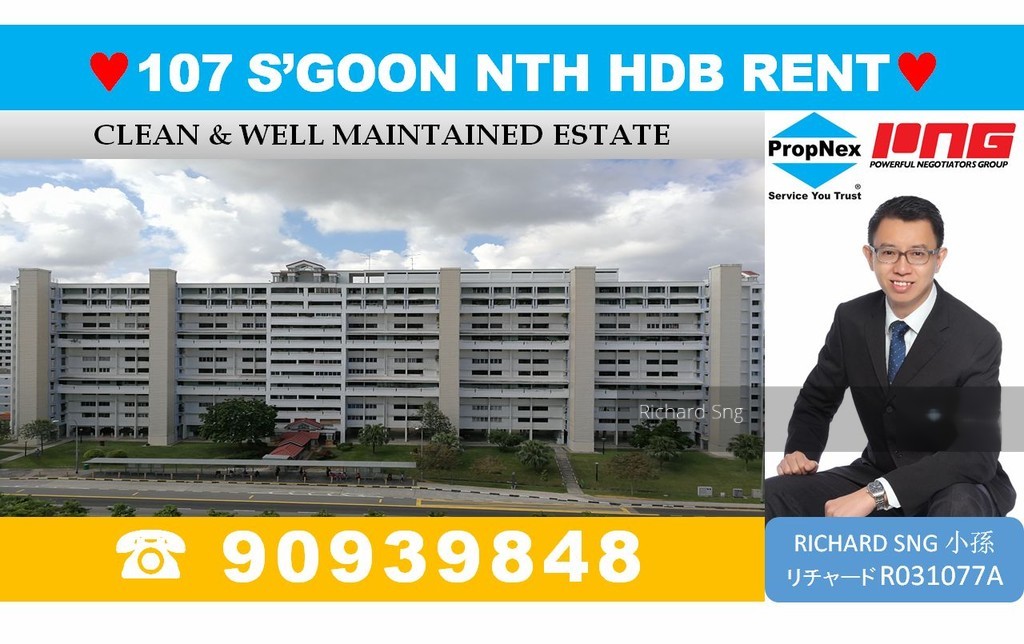 Blk 107 Serangoon North Avenue 1 (Serangoon), HDB 3 Rooms #140715982